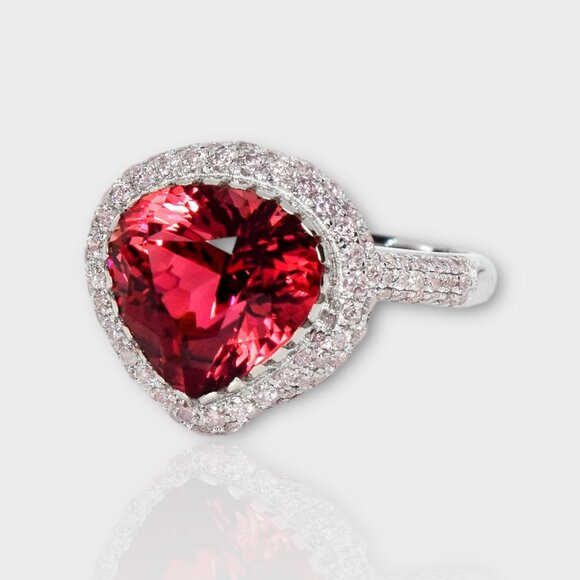 Red Tourmaline Ring - Picture 3 of 9